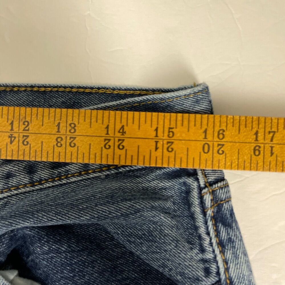 Levis 501 Jeans 32x31* Blue Straight Button Fly American Medium Denim Mens - Picture 6 of 10